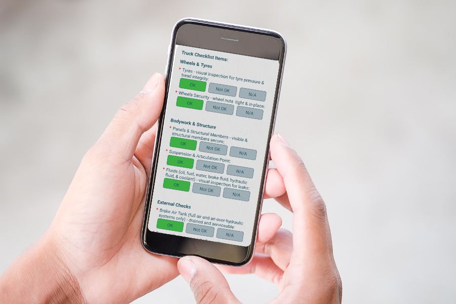 Workplace pre-start checklist – digital Workplace pre-start checklist - digital