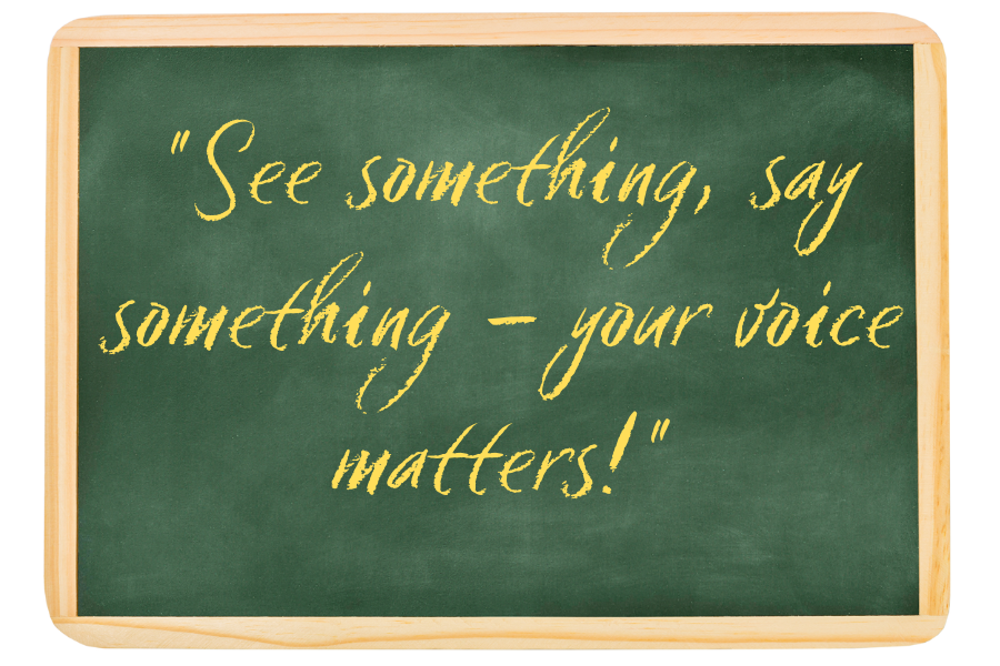 See something, say something - powerful safety messages