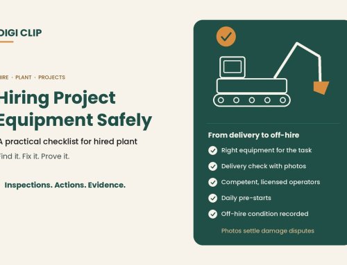 Hiring Project Equipment Safely: Checklist