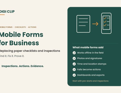 Mobile Forms for Business: Replacing Paper Checklists