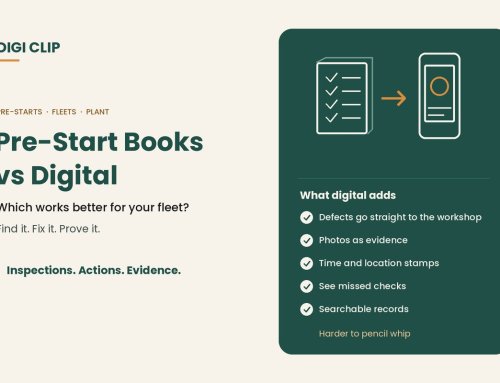 Pre-Start Checklist Books vs Digital Pre-Starts